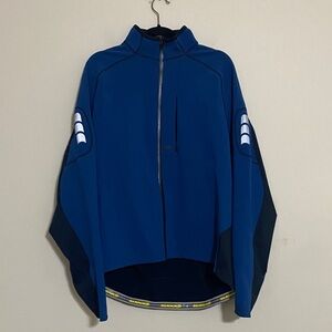 Sugoi Blue Cycling Jacket performance women 2XL/TG full zip outdoor camp hiking